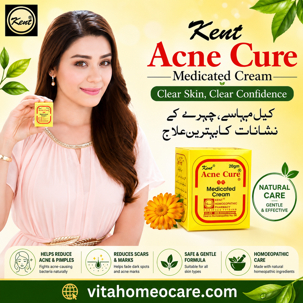 Kent Acne Cure Cream – Homeopathic Solution for Acne & Pimples
