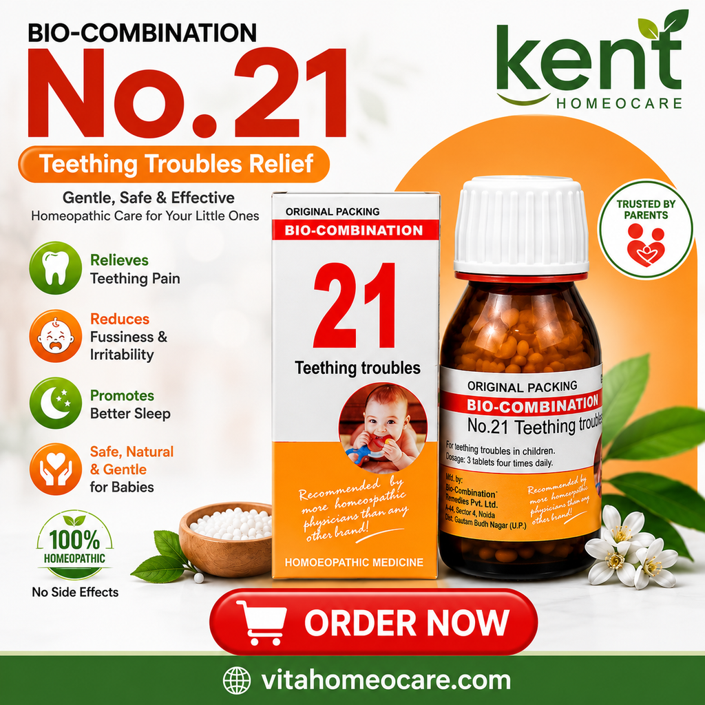 Bio-Combination No. 21 for Teething Troubles | Natural Homeopathic Support for Babies