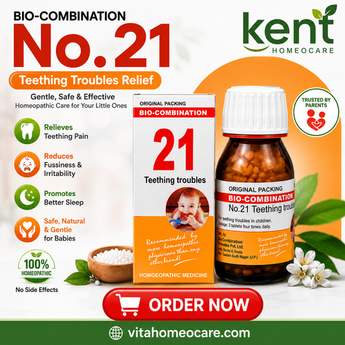 Bio-Combination No. 21 for Teething Troubles | Natural Homeopathic Support for Babies